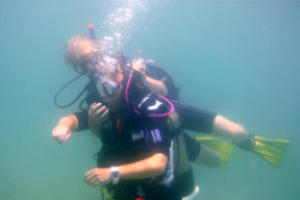 padi rescue course open water session 19c