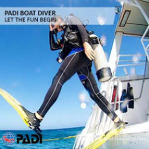 padi boat diver specialty course on the costa blanca