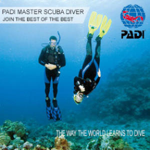 padi master scuba diver on the costa blanca