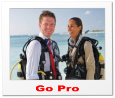 go pro and become a padi  divemaster or with scubaworld 0