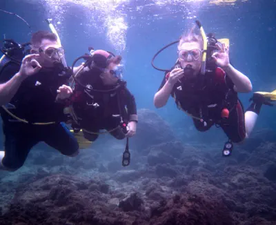 try scuba diving with scubaworld