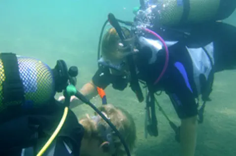 rescue diver scenario